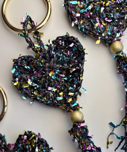 Confetti Love- Bag Charm